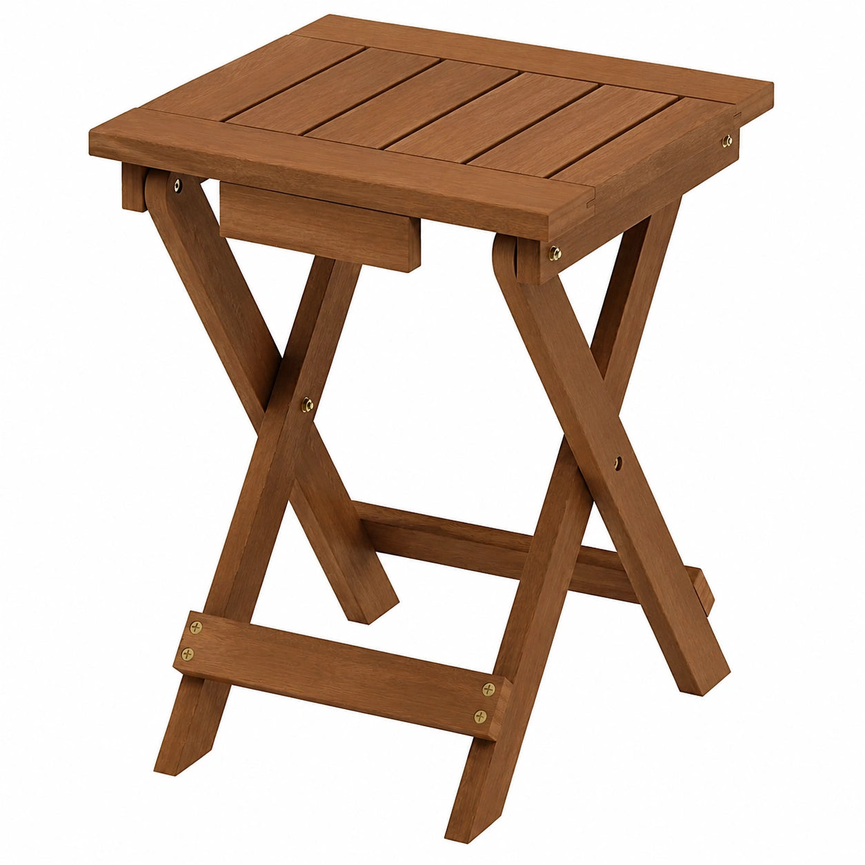 Mesa de Patio Furinno de Madera Natural Pequeña